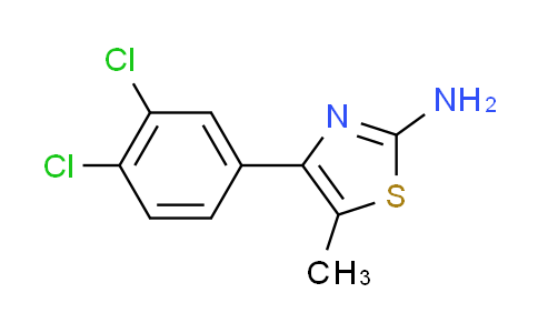 CAS No. 228413-64-7, 4-(3,4-dichlorophenyl)-5-methyl-1,3-thiazol-2-amine