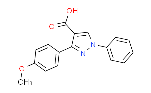 CAS No. 372107-36-3, 3-(4-methoxyphenyl)-1-phenyl-1H-pyrazole-4-carboxylic acid
