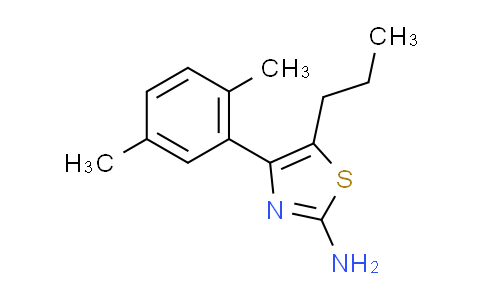 CAS No. 915920-38-6, 4-(2,5-dimethylphenyl)-5-propyl-1,3-thiazol-2-amine