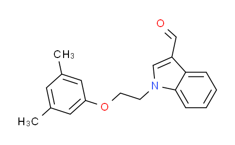 CAS No. 884497-57-8, 1-[2-(3,5-dimethylphenoxy)ethyl]-1H-indole-3-carbaldehyde