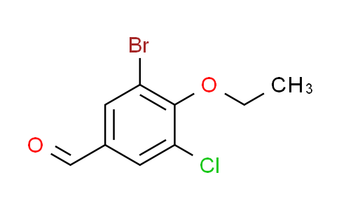 CAS No. 884497-58-9, 3-bromo-5-chloro-4-ethoxybenzaldehyde