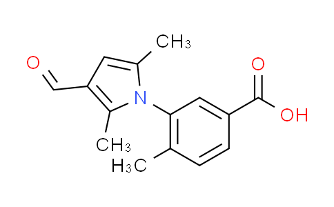 CAS No. 505071-98-7, 3-(3-formyl-2,5-dimethyl-1H-pyrrol-1-yl)-4-methylbenzoic acid