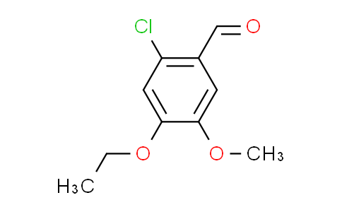 CAS No. 443125-57-3, 2-chloro-4-ethoxy-5-methoxybenzaldehyde