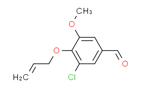 CAS No. 428479-97-4, 4-(allyloxy)-3-chloro-5-methoxybenzaldehyde