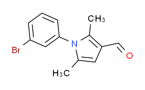 CAS No. 812642-64-1, 1-(3-bromophenyl)-2,5-dimethyl-1H-pyrrole-3-carbaldehyde