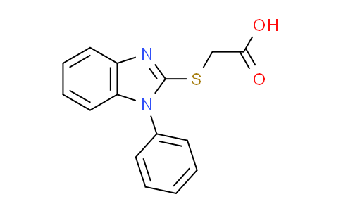 CAS No. 93866-15-0, [(1-phenyl-1H-benzimidazol-2-yl)thio]acetic acid