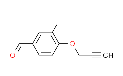 CAS No. 812642-63-0, 3-iodo-4-(prop-2-yn-1-yloxy)benzaldehyde