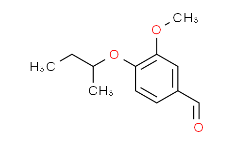 CAS No. 722489-38-5, 4-sec-butoxy-3-methoxybenzaldehyde