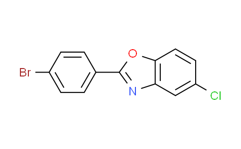 CAS No. 122351-86-4, 2-(4-bromophenyl)-5-chloro-1,3-benzoxazole