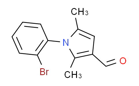 CAS No. 662154-13-4, 1-(2-bromophenyl)-2,5-dimethyl-1H-pyrrole-3-carbaldehyde