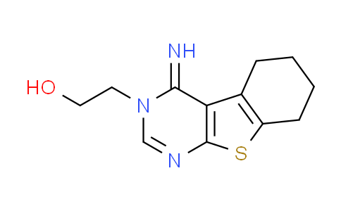 CAS No. 342396-95-6, 2-(4-imino-5,6,7,8-tetrahydro[1]benzothieno[2,3-d]pyrimidin-3(4H)-yl)ethanol