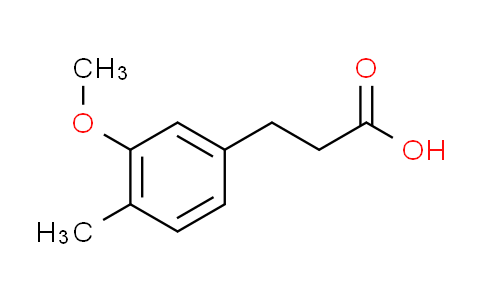 CAS No. 67199-60-4, 3-(3-methoxy-4-methylphenyl)propanoic acid