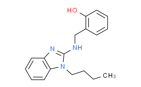 CAS No. 384377-41-7, 2-{[(1-butyl-1H-benzimidazol-2-yl)amino]methyl}phenol