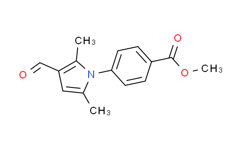 CAS No. 347332-01-8, methyl 4-(3-formyl-2,5-dimethyl-1H-pyrrol-1-yl)benzoate
