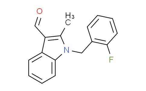 CAS No. 347323-87-9, 1-(2-fluorobenzyl)-2-methyl-1H-indole-3-carbaldehyde