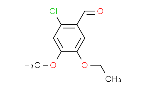 CAS No. 827595-34-6, 2-chloro-5-ethoxy-4-methoxybenzaldehyde