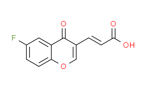CAS No. 1164538-56-0, (2E)-3-(6-fluoro-4-oxo-4H-chromen-3-yl)acrylic acid