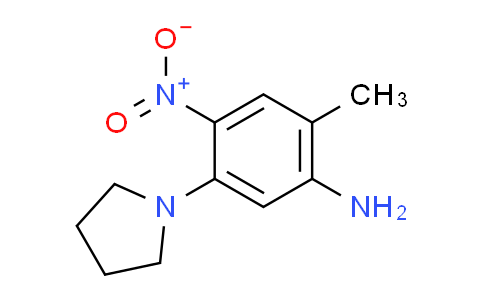 CAS No. 347355-84-4, (2-methyl-4-nitro-5-pyrrolidin-1-ylphenyl)amine