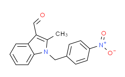 CAS No. 591210-36-5, 2-methyl-1-(4-nitrobenzyl)-1H-indole-3-carbaldehyde