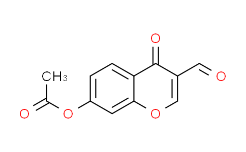 CAS No. 42059-49-4, 3-formyl-4-oxo-4H-chromen-7-yl acetate