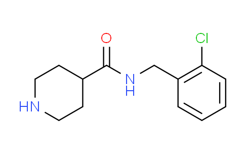 CAS No. 429631-11-8, N-(2-chlorobenzyl)piperidine-4-carboxamide