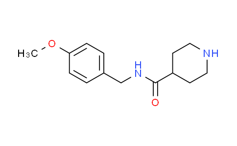CAS No. 380608-75-3, N-(4-methoxybenzyl)piperidine-4-carboxamide