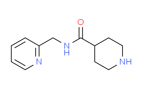 CAS No. 884497-59-0, N-(pyridin-2-ylmethyl)piperidine-4-carboxamide