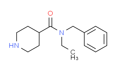 CAS No. 429639-61-2, N-benzyl-N-ethylpiperidine-4-carboxamide
