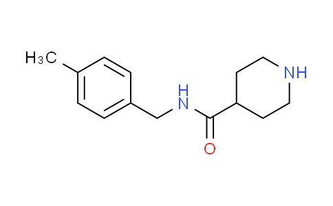 CAS No. 884497-60-3, N-(4-methylbenzyl)piperidine-4-carboxamide