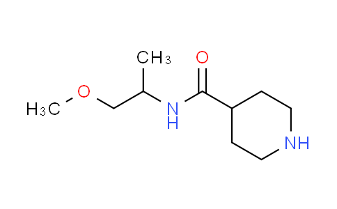 CAS No. 884497-61-4, N-(2-methoxy-1-methylethyl)piperidine-4-carboxamide