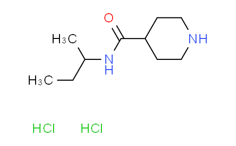 CAS No. 1609400-92-1, N-(sec-butyl)-4-piperidinecarboxamide dihydrochloride