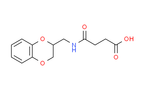 CAS No. 337497-09-3, 4-[(2,3-dihydro-1,4-benzodioxin-2-ylmethyl)amino]-4-oxobutanoic acid