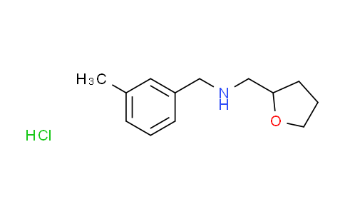 CAS No. 1048640-77-2, (3-methylbenzyl)(tetrahydro-2-furanylmethyl)amine hydrochloride