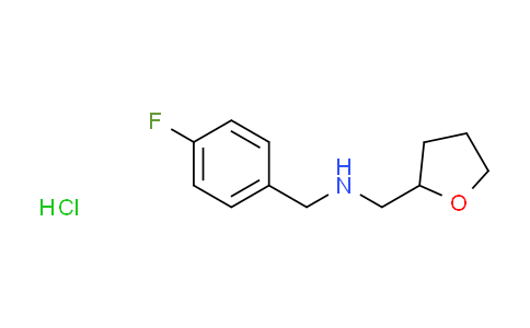 CAS No. 1048640-49-8, (4-fluorobenzyl)(tetrahydro-2-furanylmethyl)amine hydrochloride