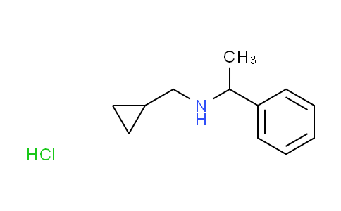 CAS No. 1048640-39-6, N-(cyclopropylmethyl)-1-phenylethanamine hydrochloride