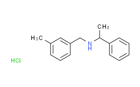 CAS No. 1047652-32-3, N-(3-methylbenzyl)-1-phenylethanamine hydrochloride