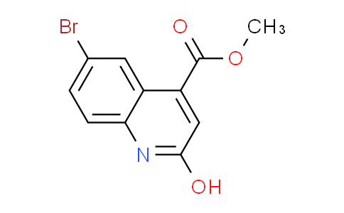 CAS No. 66416-74-8, methyl 6-bromo-2-hydroxyquinoline-4-carboxylate