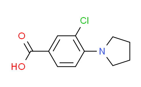 CAS No. 585517-09-5, 3-chloro-4-pyrrolidin-1-ylbenzoic acid