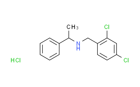 CAS No. 1048640-57-8, N-(2,4-dichlorobenzyl)-1-phenylethanamine hydrochloride