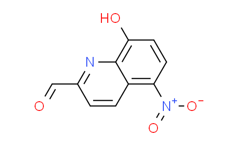 CAS No. 884497-63-6, 8-hydroxy-5-nitroquinoline-2-carbaldehyde