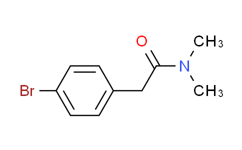 CAS No. 19715-80-1, 2-(4-bromophenyl)-N,N-dimethylacetamide