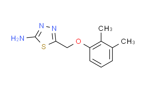 CAS No. 123217-00-5, 5-[(2,3-dimethylphenoxy)methyl]-1,3,4-thiadiazol-2-amine