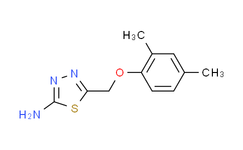 CAS No. 119869-04-4, 5-[(2,4-dimethylphenoxy)methyl]-1,3,4-thiadiazol-2-amine