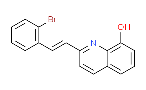 CAS No. 430460-55-2, 2-[(E)-2-(2-bromophenyl)vinyl]quinolin-8-ol