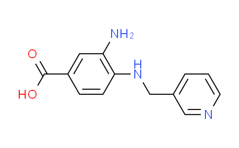 CAS No. 436088-89-0, 3-amino-4-[(pyridin-3-ylmethyl)amino]benzoic acid