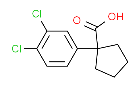 CAS No. 437650-06-1, 1-(3,4-dichlorophenyl)cyclopentanecarboxylic acid