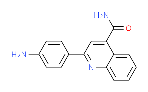 CAS No. 444151-71-7, 2-(4-aminophenyl)-4-quinolinecarboxamide