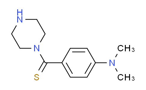 CAS No. 431884-69-4, N,N-dimethyl-4-(piperazin-1-ylcarbonothioyl)aniline