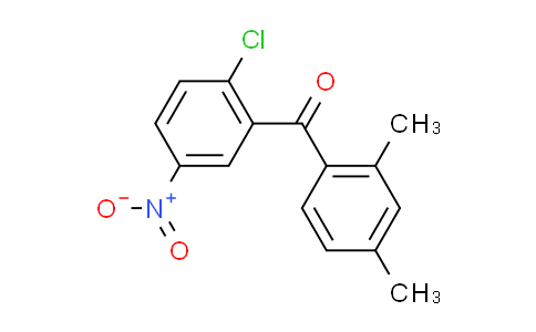 CAS No. 113456-94-3, (2-chloro-5-nitrophenyl)(2,4-dimethylphenyl)methanone
