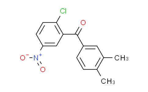 CAS No. 70132-77-3, (2-chloro-5-nitrophenyl)(3,4-dimethylphenyl)methanone